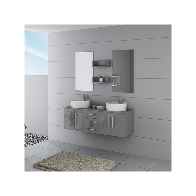 MEUBLE SALLE DE BAIN REF DIS622GT Coloris Gris taupe -> Meuble Taupe MEUBLE SALLE DE BAIN REF DIS622GT Coloris Gris taupe -> Meuble Taupe