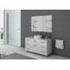Meubles salle de bain simple vasque IMPERIAL Blanc