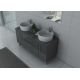 Meubles salle de bain DIS989GT gris taupe