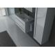 Lot de meubles salle de bain simple vasque blanc NOVA B