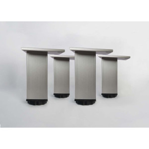 Lot de 4 pieds carrés de 10 cm