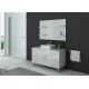 Meubles simple vasque TURIN Blanc