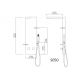 Dimensions colonne de douche S050W 