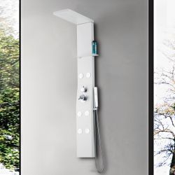 A150 Colonne d'hydromassage design blanche