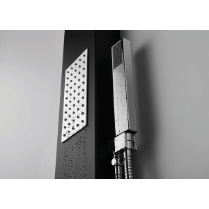 A059 Colonne d'hydromassage noire mat