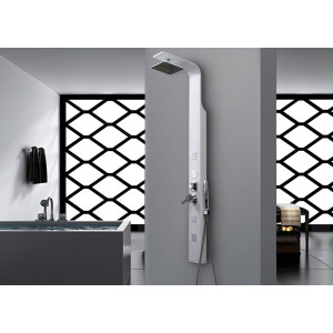 Colonne d'hydromassage design blanche A101