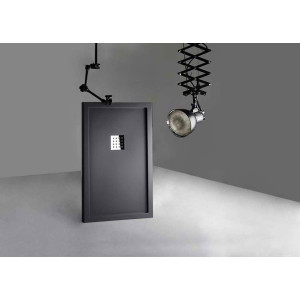 Receveur de douche LISO ENMARCADO Graphite 140x80