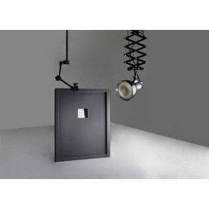 Receveur en gel coat LISO ENMARCADO Graphite 120x90