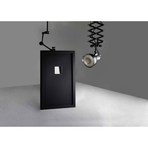 Receveur de douche 140x80 LISO ENMARCADO Noir Receveur de douche 140x80 LISO ENMARCADO Noir