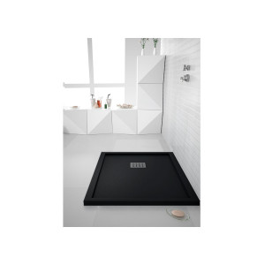 Receveur de douche noir LISO ENMARCADO 120x90