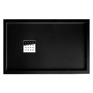 Receveur de douche Noir 140x90 LISO ENMARCADO