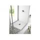 Receveur de douche en gel coat PIZARRA Blanc 100x80 cm