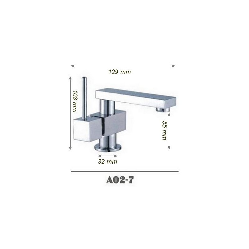 Robinet mitigeur orientable pour vasque SDA02-7