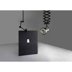 Receveur de douche en gel coat PIZARRA Graphite 120 x 90 cm