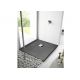 PIZARRA Graphite 120 x 90 cm receveur de douche