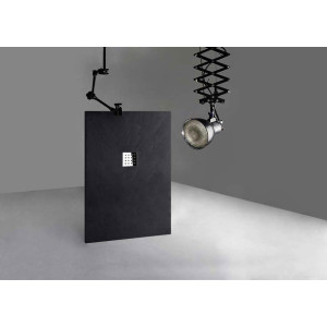 receveur extra plat en gel coat PIZARRA Graphite 140 x 90 cm