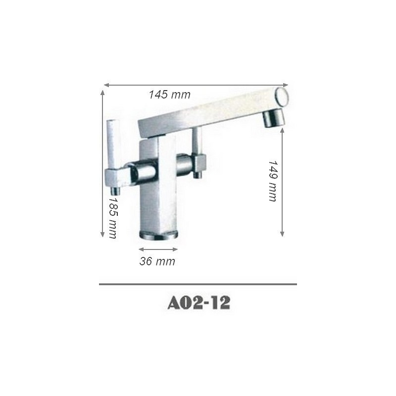 Robinet orientable pour lavabo SDA02-12