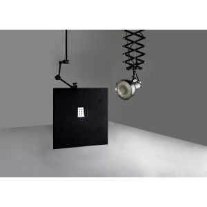 Receveur en gel coat PIZARRA Noir 100 x 90 cm