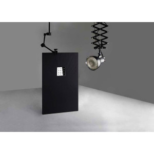 Receveur de douche 140 x 80 cm Pizarra noir