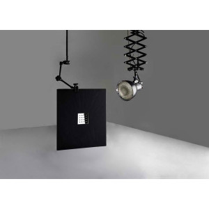 Receveur de douche en gel coat PIZARRA Noir 100x80