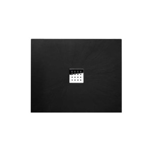 Receveur en gel coat PIZARRA Noir 100x80cm