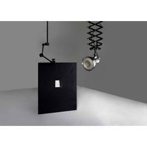 Receveur de douche à l'italienne PIZARRA Noir 120 x 90 cm