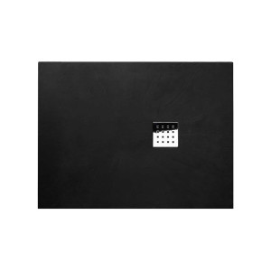 Receveur en gel coat PIZARRA Noir 120 x 90 cm