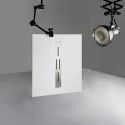 Receveur en gel coat ARDESIA Blanc 100x80 cm