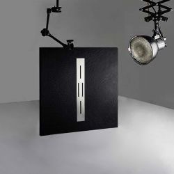 Receveur extra plat ARDESIA Noir 100x90 cm