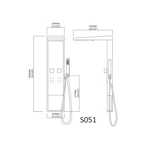 Plan de la colonne S051W