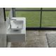 Plan de toilette avec vasque carrée en solid surface SDVP6L