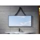 SDVM10045 miroir de salle de bain rectangulaire avec système d'accroche design