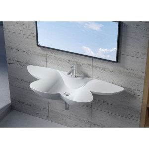 SDK35 vasque murale en forme de fleur