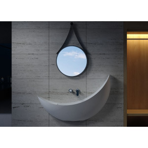 Vasque demi-lune en solid surface SDV35