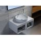 Plan de toilette en solid surface SDK56 + vasque SDV40