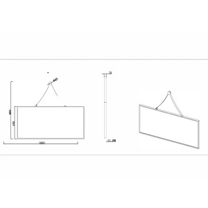 Plan du miroir rectangulaire SDVM10045