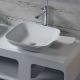 Vasque à poser cuillère carrée en solid surface SDV13
