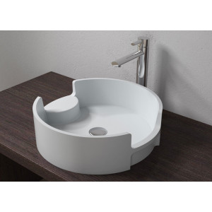 Vasque ronde design en solid surface SDV69