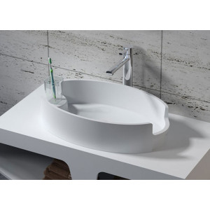 Vasque ovale design en solid surface SDV70