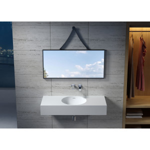 Plan vasque solid surface Réf : SDPW76
