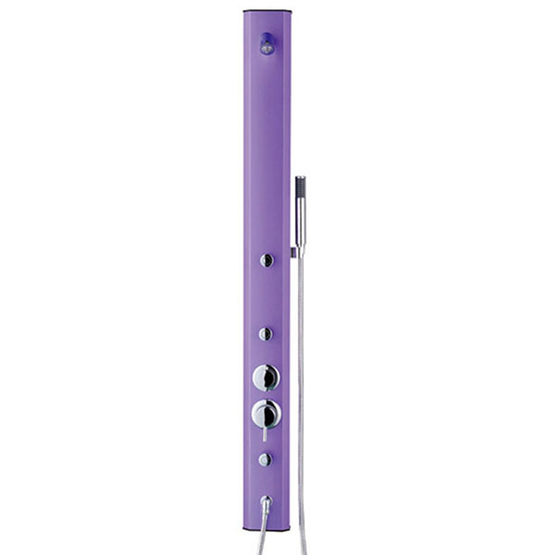 Colonne de douche hydromassante multifonction violet Colonne de douche hydromassante multifonction violet