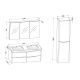 Dimensions de TREVISE Blanc