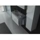 Ensemble de mobilier pour sanitaires blanc simple vasque DIS025-900B