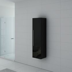 Meuble colonne PAL150N salle de bain Noir