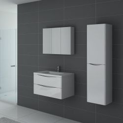 Ensemble 1 vasque suspendu TREVISE 800 Blanc