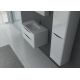 Meuble 1 vasque TREVISE 800 Blanc laqué