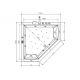Plan Baignoire balneo angle idéale grande salle de bain