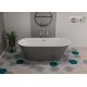 Baignoire îlot tendance Lugano Grey