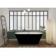 Petite baignoire ilot Lugano Black