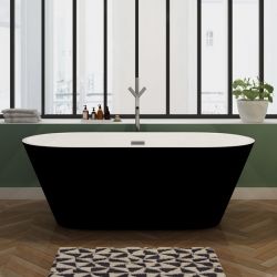 Baignoire ilot 170 Lugano Black